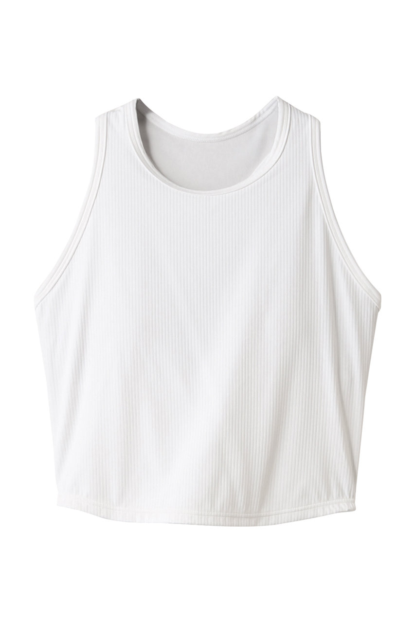 Julier ソフトリブタンクトップ (ホワイト, 0) ジュリエ ELLE SHOP Julier ソフトリブタンクトップ (ホワイト, 0) ジュリエ ELLE SHOP