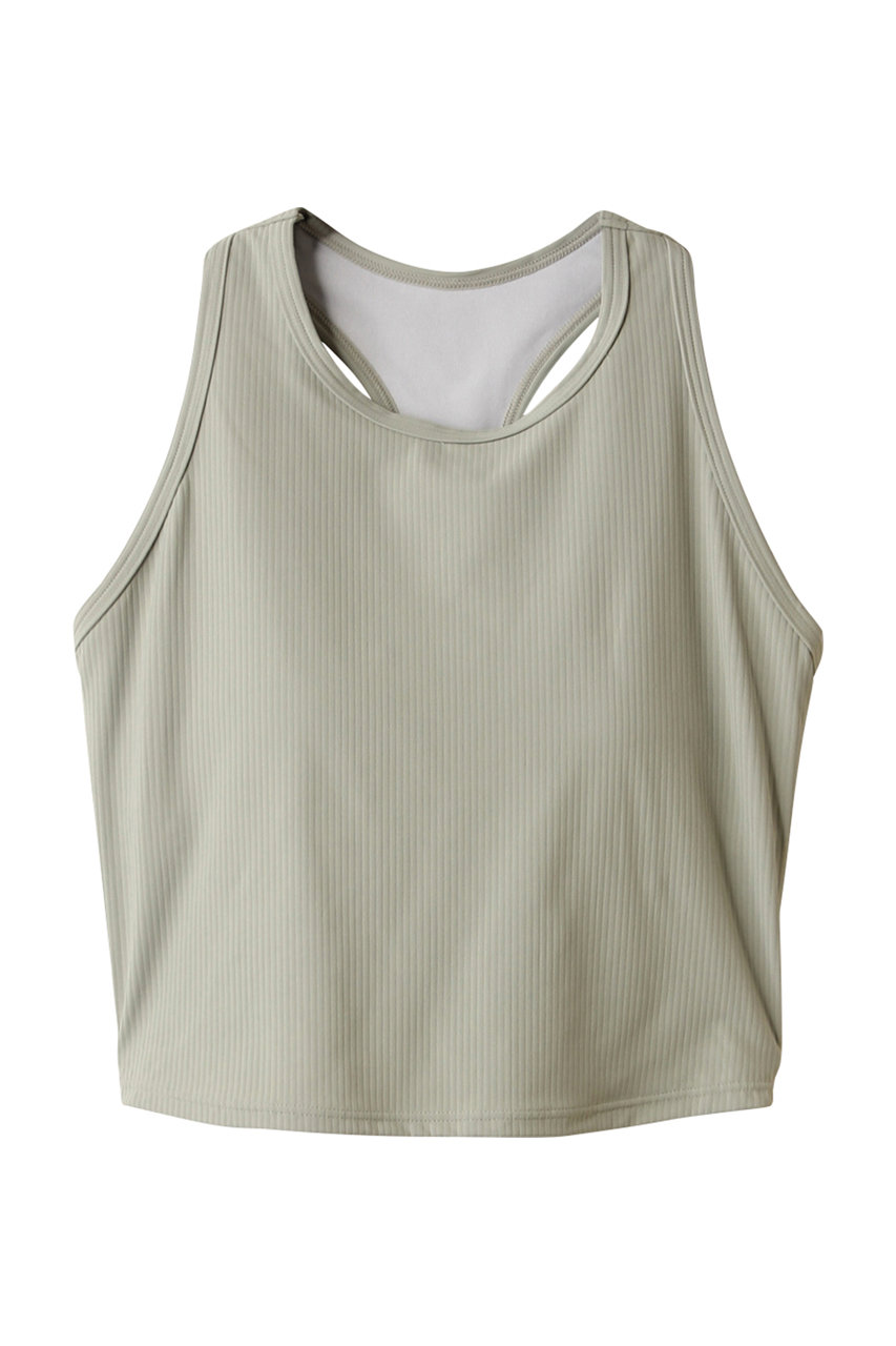 Julier ソフトリブタンクトップ (グリーン系, 1) ジュリエ ELLE SHOP Julier ソフトリブタンクトップ (グリーン系, 1) ジュリエ ELLE SHOP