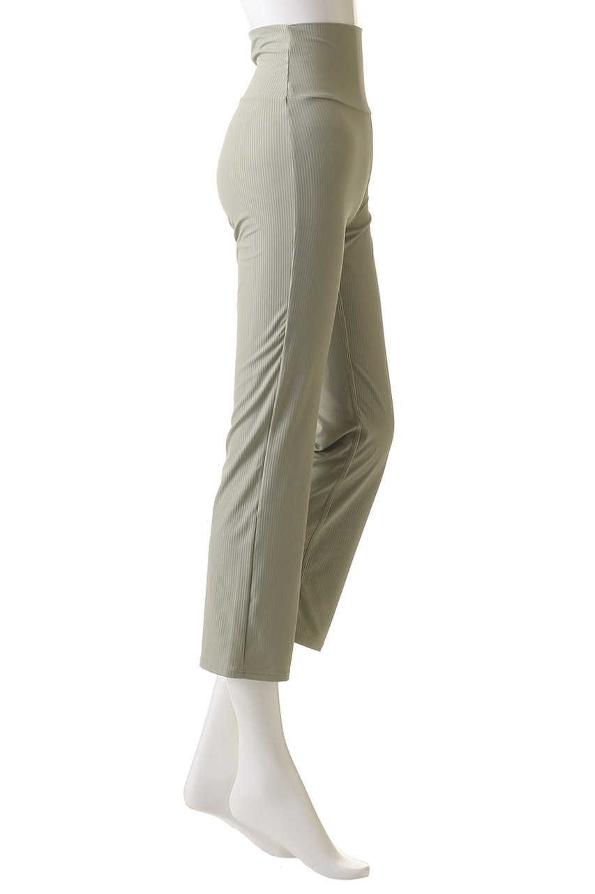 Julier(ジュリエ)｜ソフトリブフレアレギンス/グリーン系 の通販