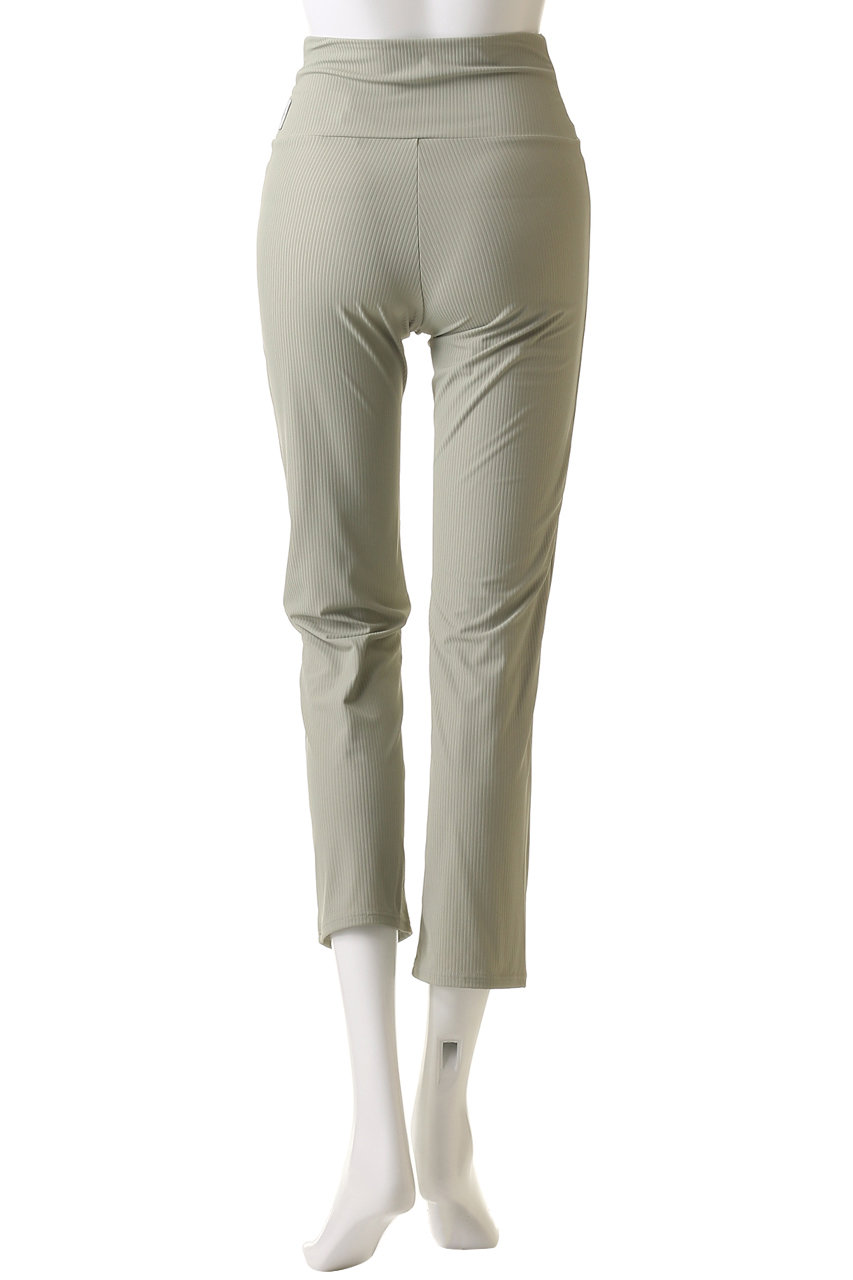 Julier(ジュリエ)｜ソフトリブフレアレギンス/グリーン系 の通販