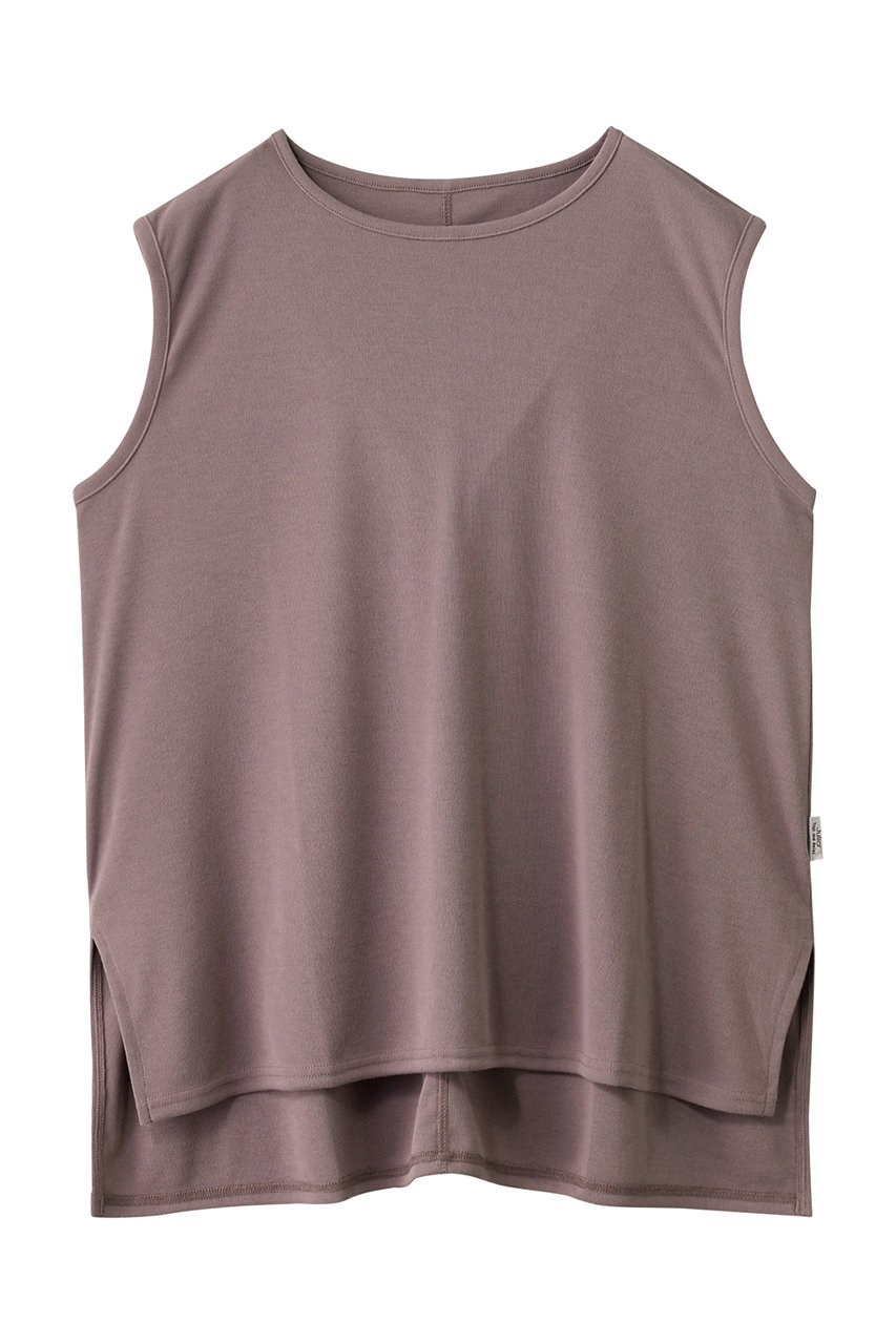 Julier フィールフライスノースリーブトップス (ラベンダー, F) ジュリエ ELLE SHOP Julier フィールフライスノースリーブトップス (ラベンダー, F) ジュリエ ELLE SHOP