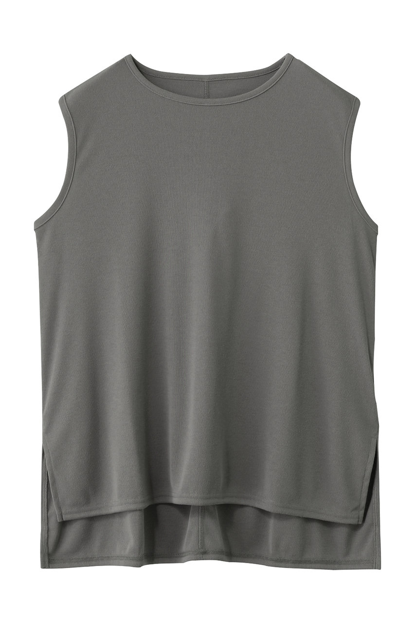 Julier フィールフライスノースリーブトップス (グレー, F) ジュリエ ELLE SHOP Julier フィールフライスノースリーブトップス (グレー, F) ジュリエ ELLE SHOP