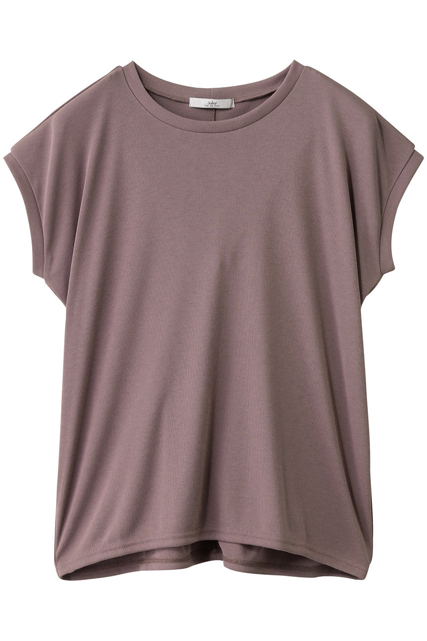 Julier 【定番】フィールフライス半袖トップス (ラベンダー, F) ジュリエ ELLE SHOP Julier 【定番】フィールフライス半袖トップス (ラベンダー, F) ジュリエ ELLE SHOP