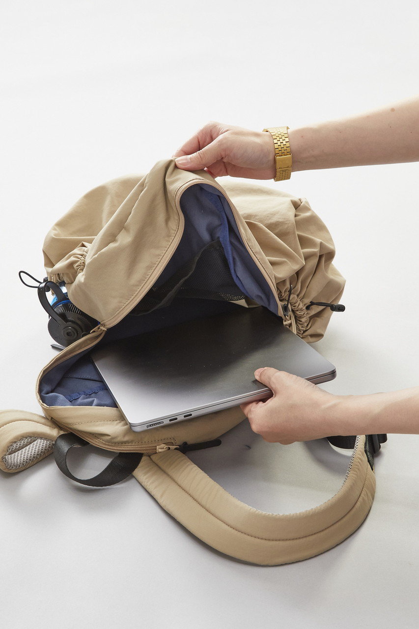 Julier(ジュリエ)｜リップストップ撥水リュック/ライトグレー の通販