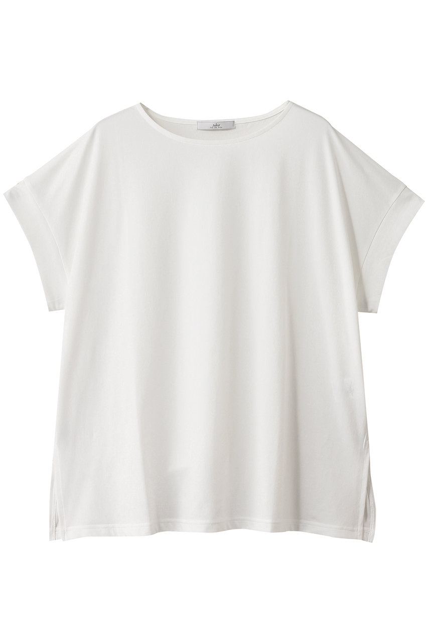 Julier ライトプライムオーバートップス (ホワイト, F) ジュリエ ELLE SHOP Julier ライトプライムオーバートップス (ホワイト, F) ジュリエ ELLE SHOP
