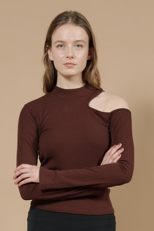 ジュリエ/Julierのリブロングスリーブプルオーバー(180100/180102)