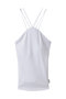 リブクロスキャミソール ジュリエ/Julier ホワイト