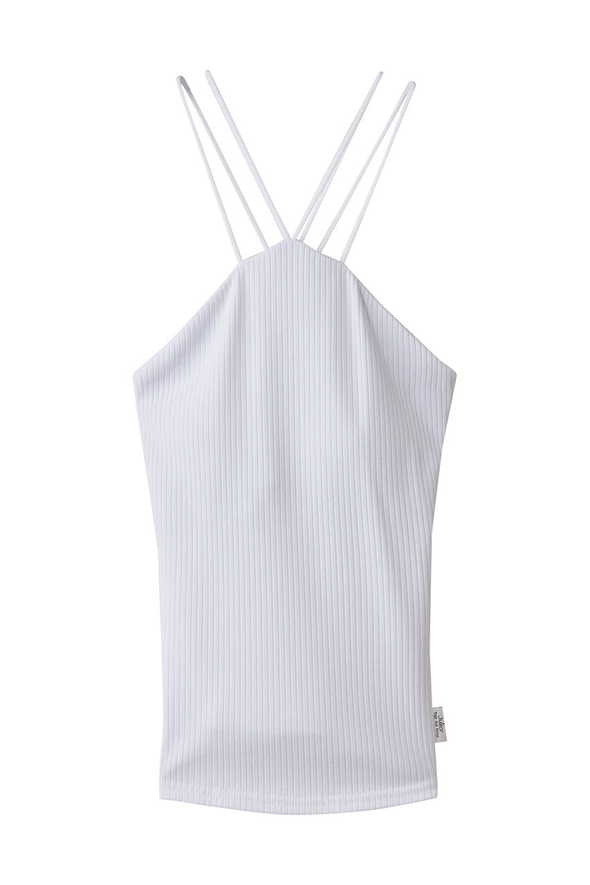 ジュリエ/Julierのリブクロスキャミソール(ホワイト/B1954JUB028)