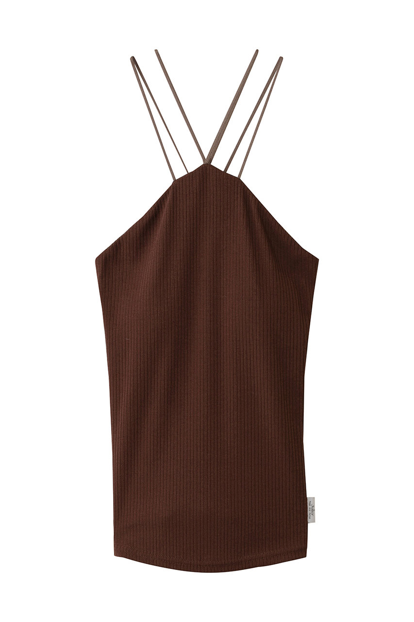 ジュリエ/Julierのリブクロスキャミソール(ブラウン/B1954JUB028)