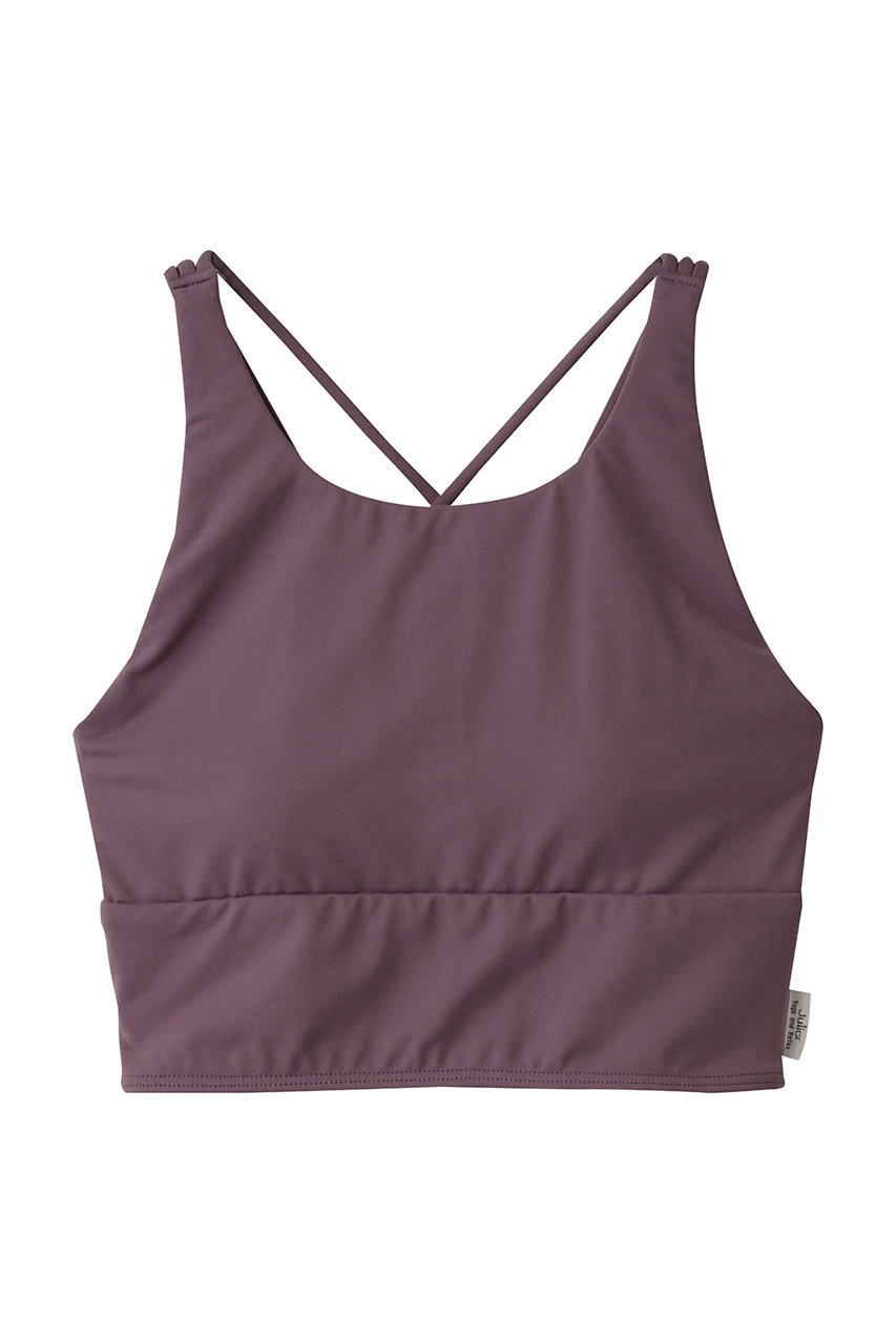 ジュリエ/Julierの【定番】プレミアムフローショートトップス(パープル系/B1954TUB004)