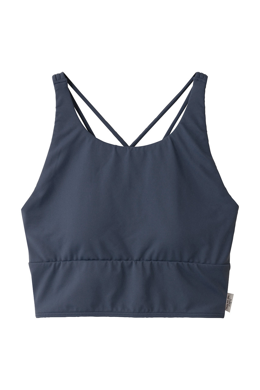 ジュリエ/Julierの【定番】プレミアムフローショートトップス(ブルー系/B1954TUB004)