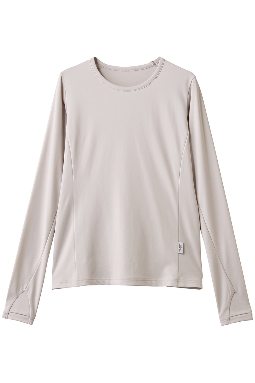 Julier ジェントルスムースロングスリーブプルオーバー (ベージュ, 1) ジュリエ ELLE SHOP