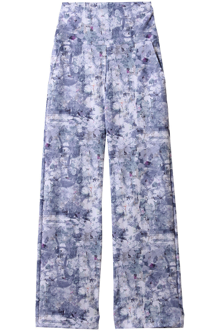 ジュリエ/Julierのsandflowerプリントフレアレギンス(ブルー系/B1954JUP010)