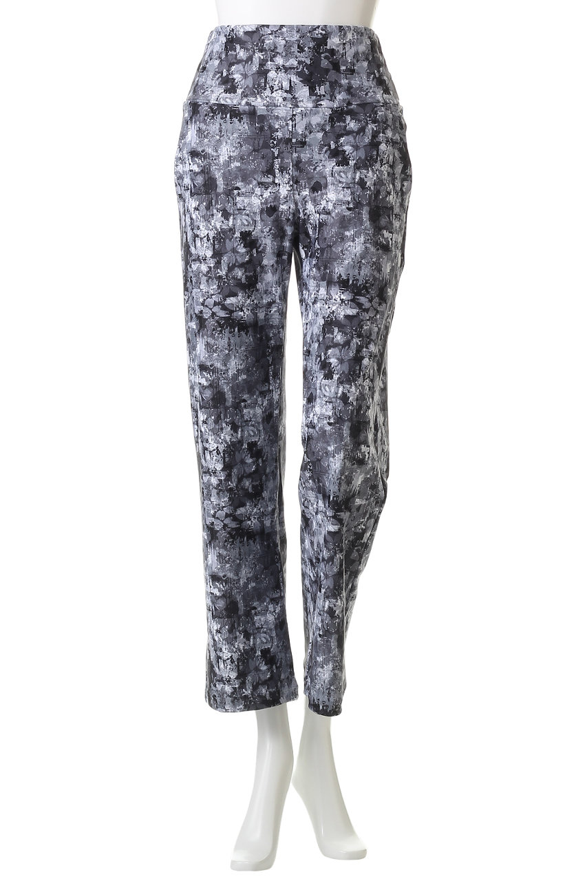 Julier(ジュリエ)｜sandflowerプリントフレアレギンス/ブルー系 の通販