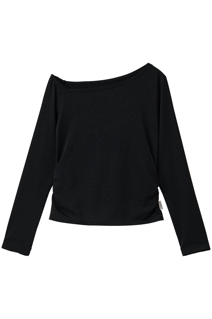 ジュリエ/JulierのEcocoアシンメトリーロングスリーブプルオーバー(ブラック/B1961JUB007)