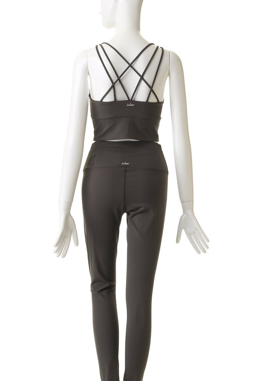 Julier(ジュリエ)｜【定番】YOGA FITショートトップス/ホワイト の通販
