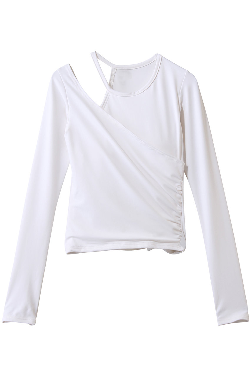 ジュリエ/Julierのエコシーベア天ロングスリーブプルオーバー／パット付(オフホワイト/B1961JUB017)