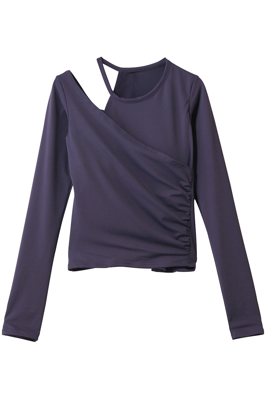 ジュリエ/Julierのエコシーベア天ロングスリーブプルオーバー／パット付(パープル/B1961JUB017)