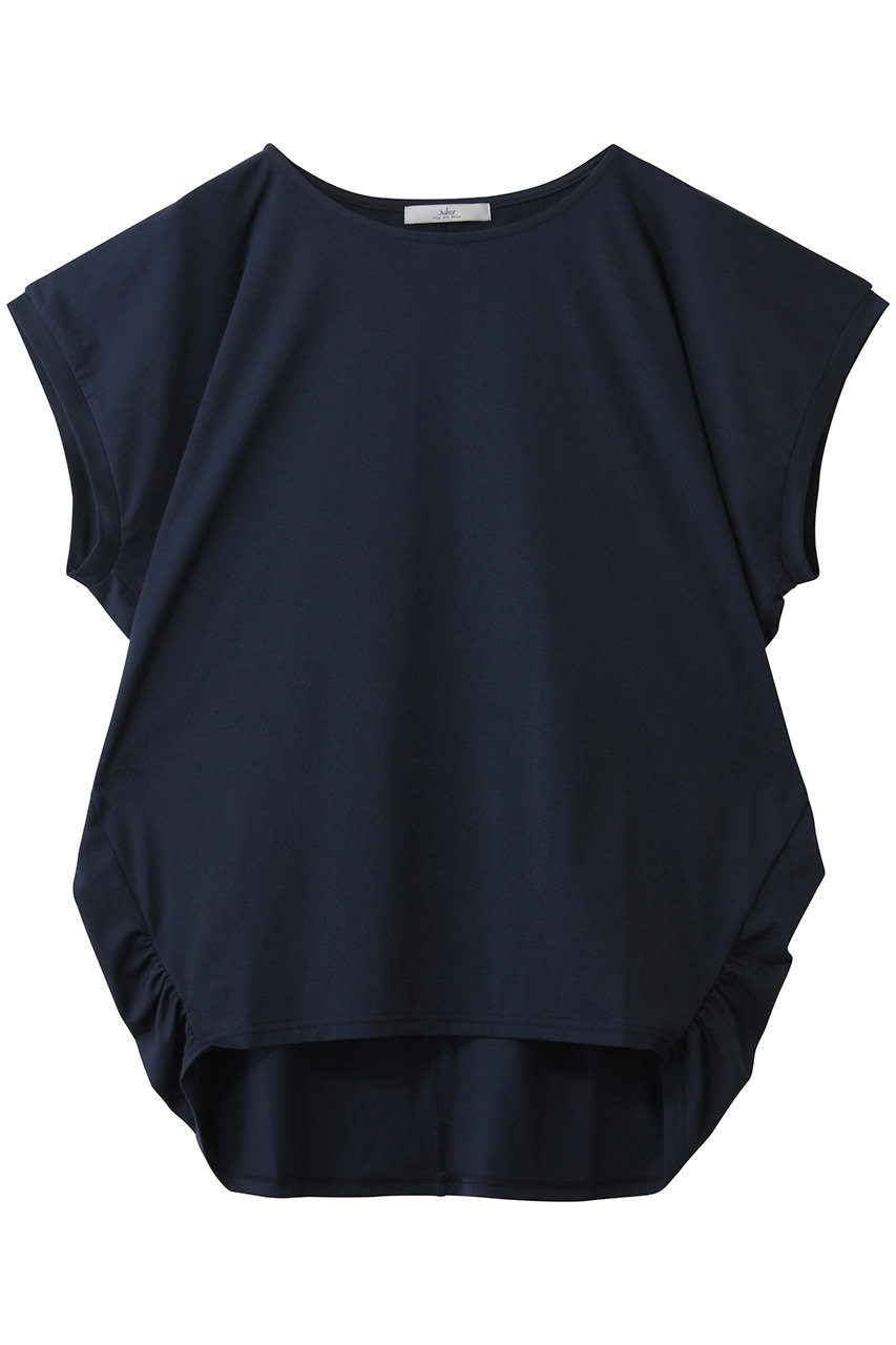 ジュリエ/Julierの【定番】ライトプライムドレープトップス(ネイビー/B1961TUB014)