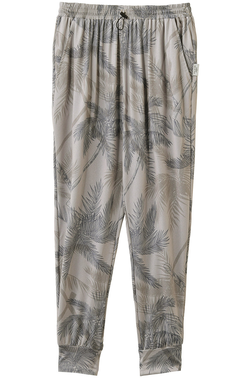 ジュリエ/Julierのpalmtreeプリントギャザーパンツ(ベージュ/B1962JUP031)