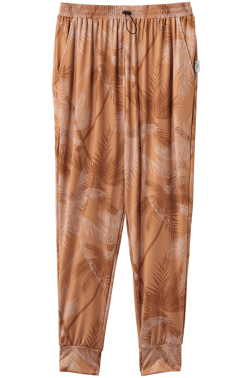 ジュリエ/Julierのpalmtreeプリントギャザーパンツ(オレンジ/B1962JUP031)