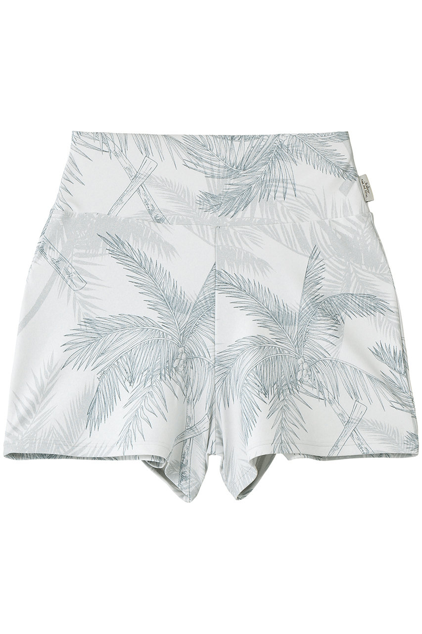 ジュリエ/Julierのpalmtreeプリントショートパンツ(ホワイト/B1962JUP033)