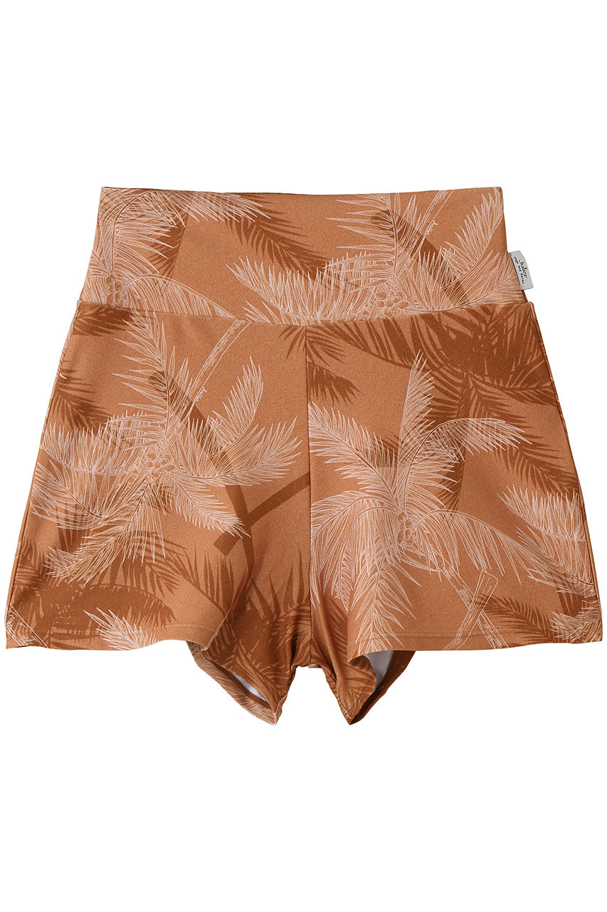ジュリエ/Julierのpalmtreeプリントショートパンツ(オレンジ/B1962JUP033)