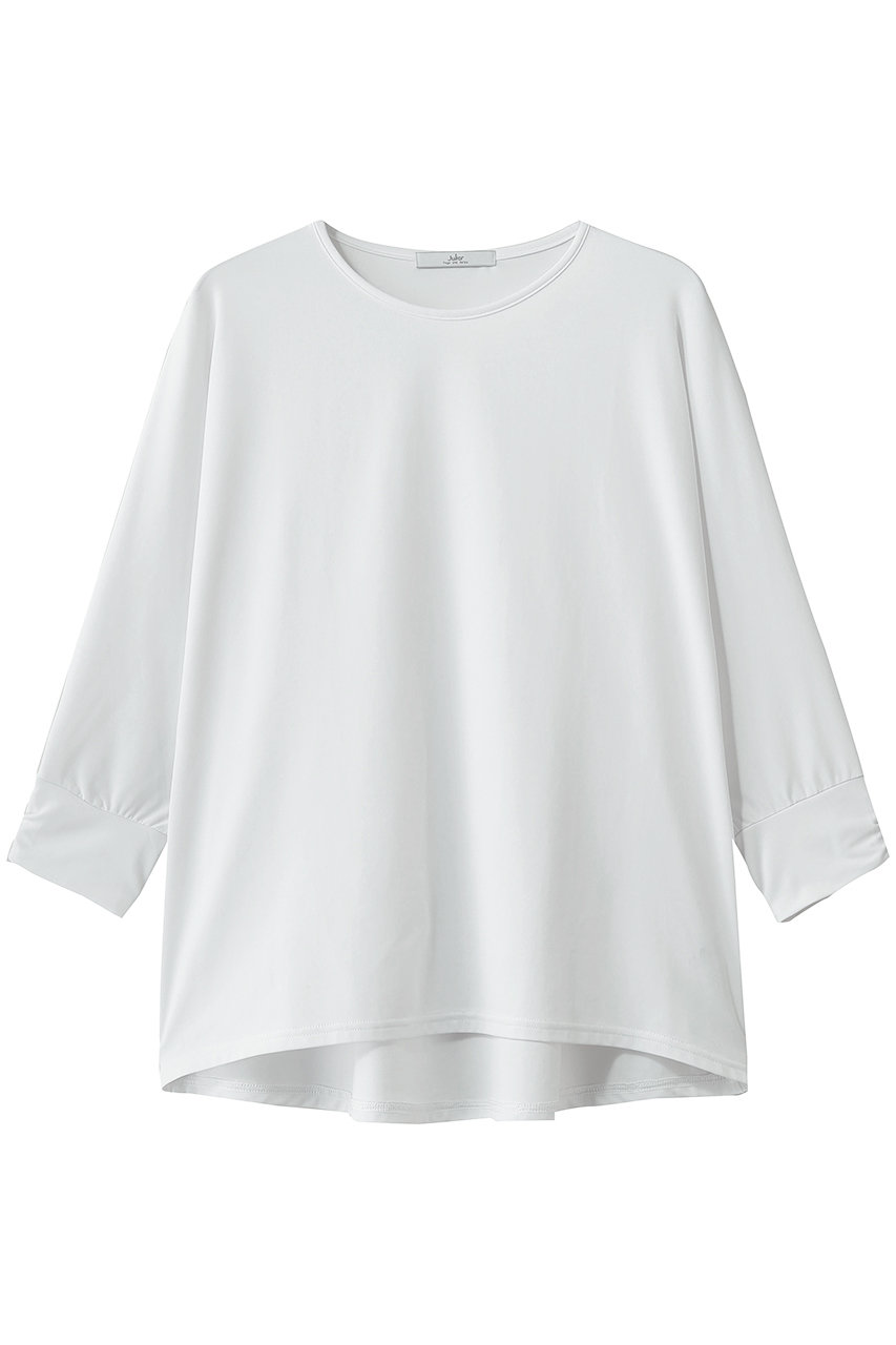 Julier ライトプライム長袖プルオーバー定番/サイズ0/カラー01アイボリー Julier(ジュリエ)｜Ecocoハーフスリーブプルオーバー/ホワイト の通販