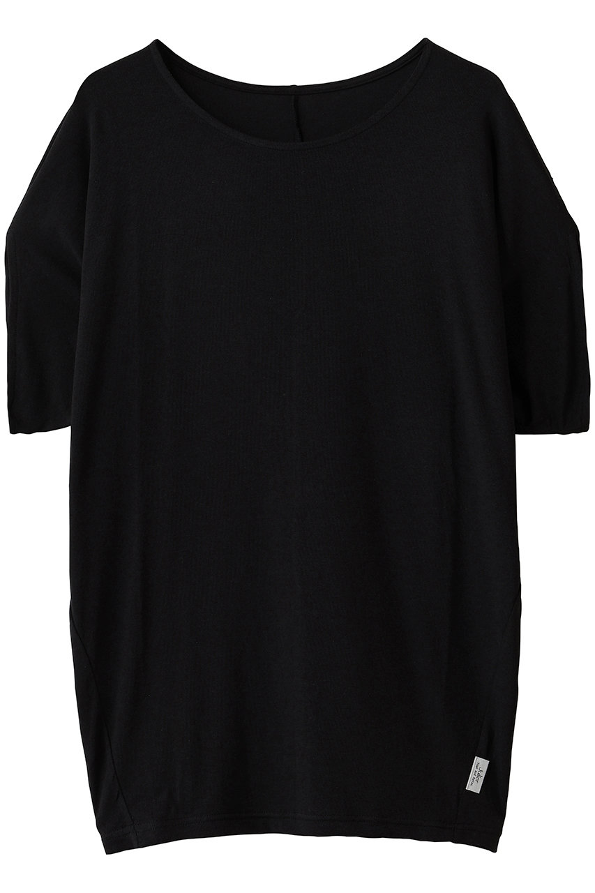 Julier ストレッチベア天竺プルオーバー (ブラック, F) ジュリエ ELLE SHOP