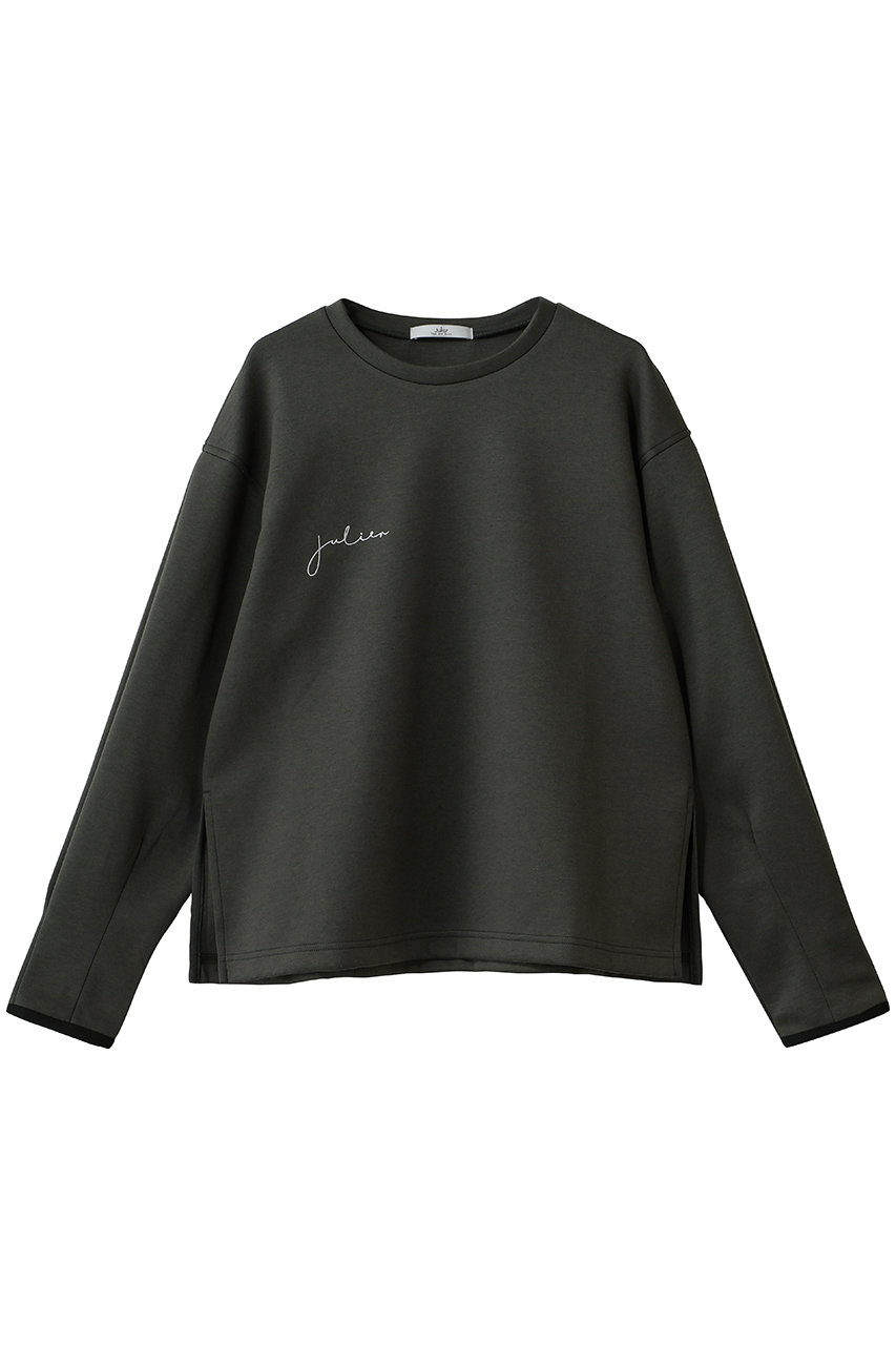 Julier ダブルエアープルオーバー (カーキ, F) ジュリエ ELLE SHOP