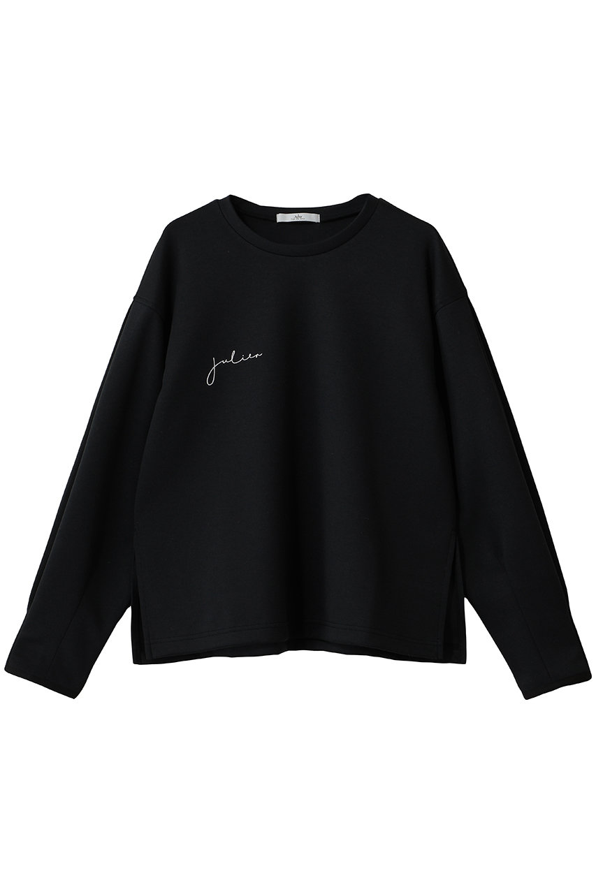 Julier ダブルエアープルオーバー (ブラック, F) ジュリエ ELLE SHOP