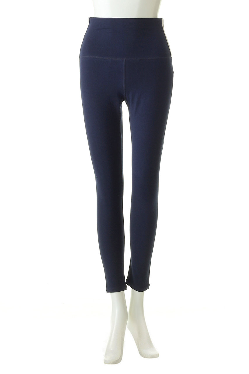 Julier(ジュリエ)｜コットンベア天ハイウエストレギンス/ラベンダー の