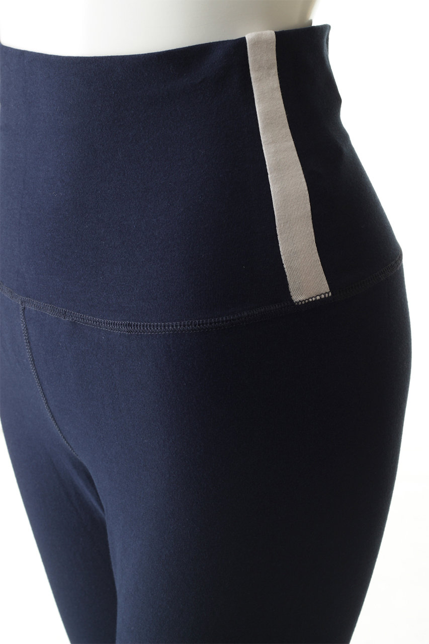 Julier(ジュリエ)｜コットンベア天ハイウエストレギンス/ラベンダー の