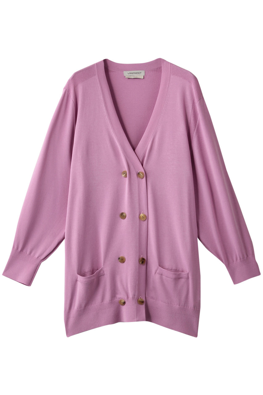 SALE 【49%OFF】 LE PHIL ル フィル WRAPINKNOT別注ニットカーディガン ピンク