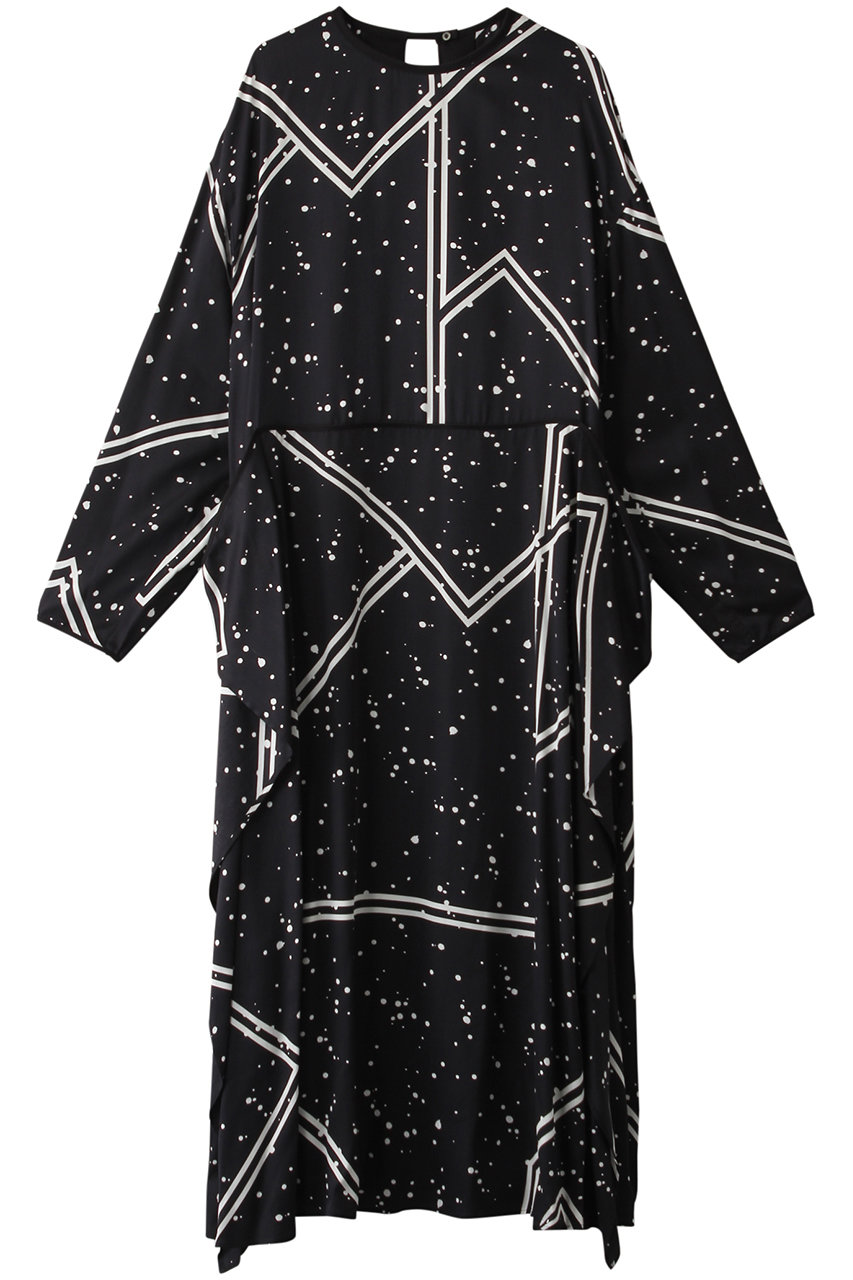 Le Phil ル フィル コズミックプリントワンピース ブラック の通販 Elleshop エル ショップ