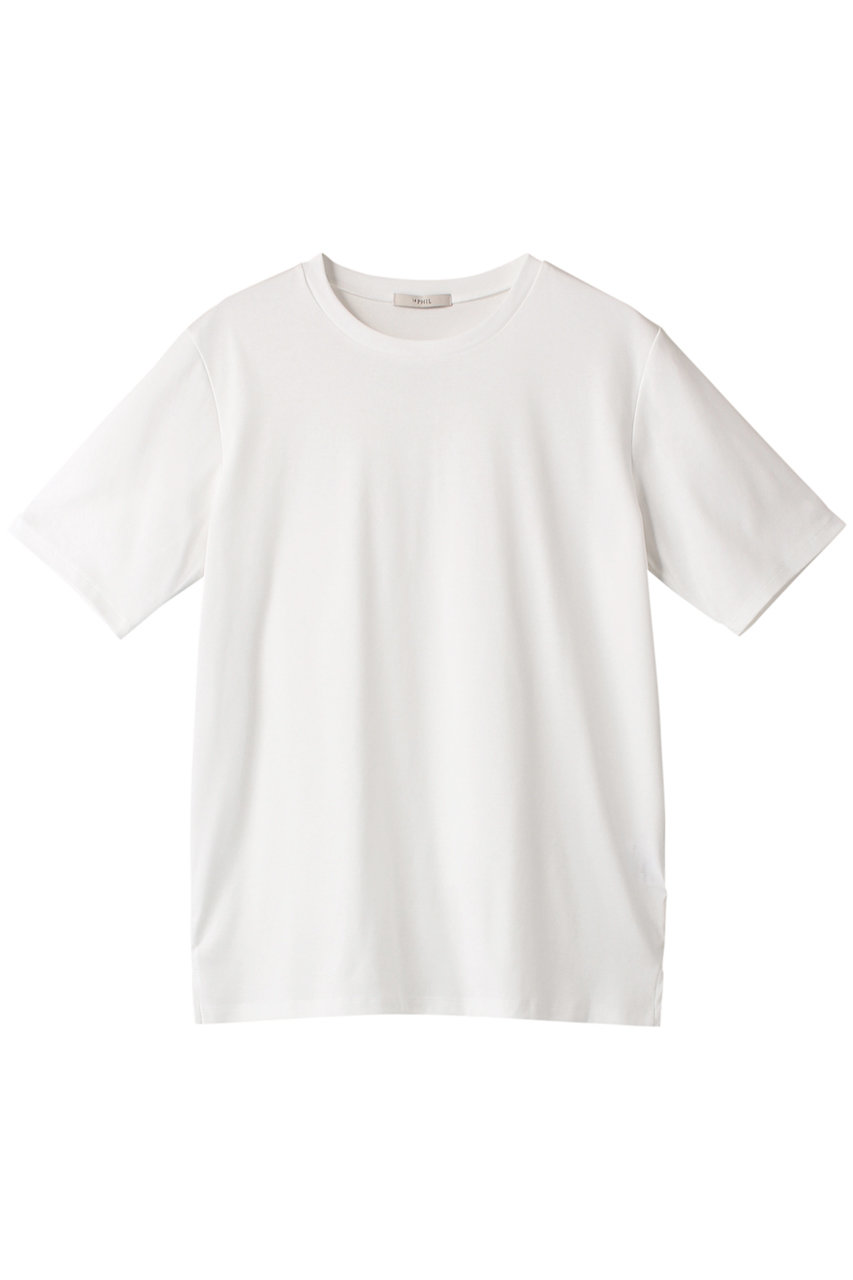＜ELLE SHOP＞ LE PHIL パーフェクトTシャツ (ホワイト F) ル フィル ELLE SHOP