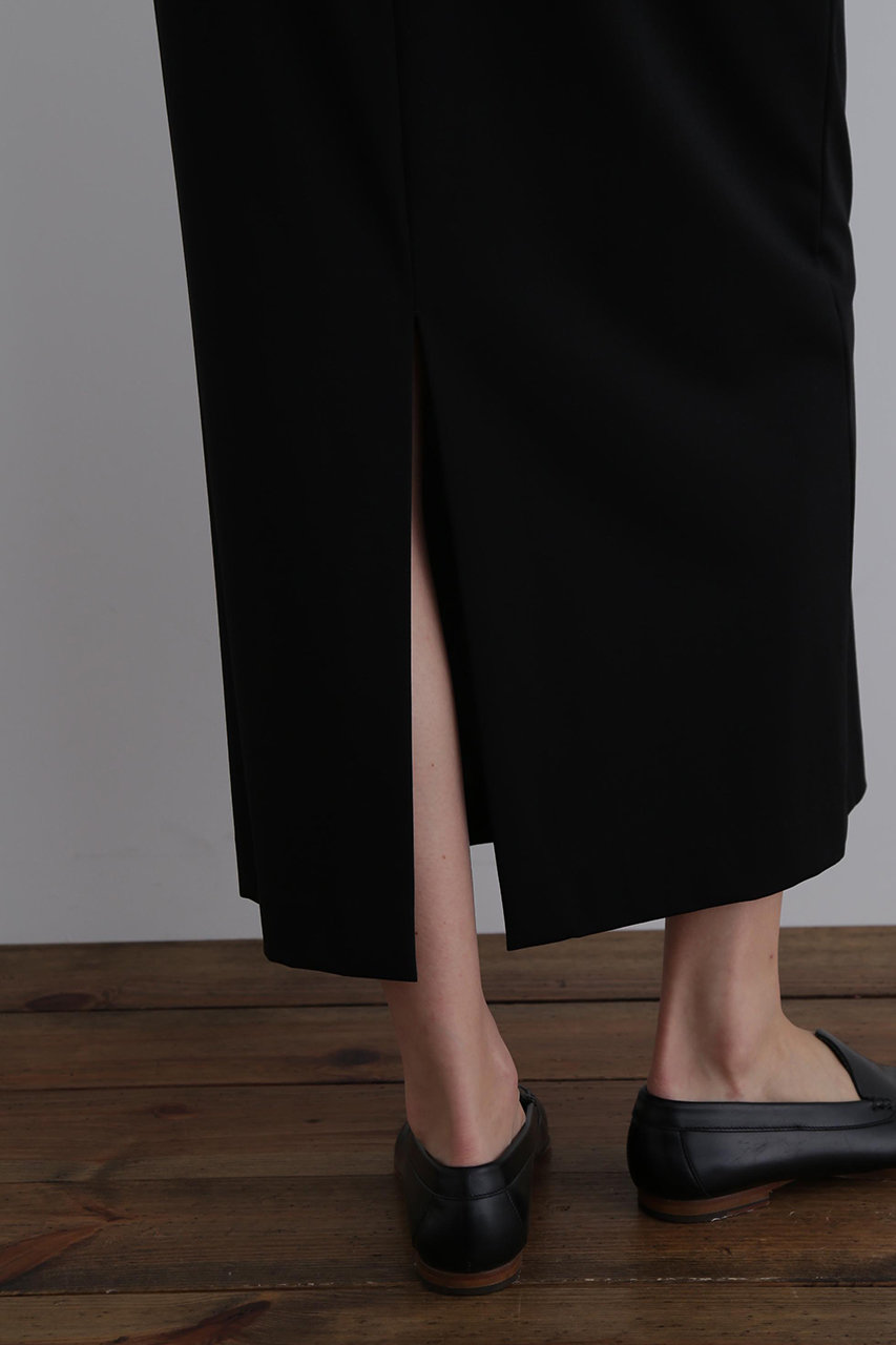 LE PHIL(ル フィル)｜ポンチ裏毛スカート/ブラック の通販｜ELLESHOP