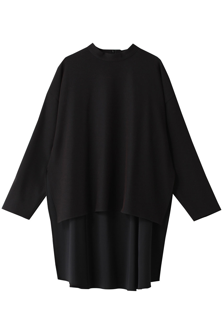 ルフィル2WAY ツイルブラウスブラック