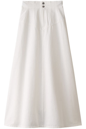 ライトデニムハイウエストスカート