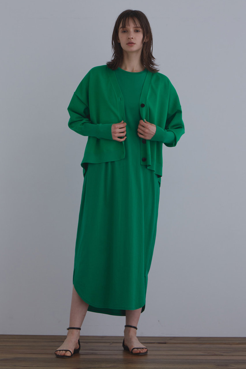 LE PHIL(ル フィル)｜ライトコンパクトカーディガン/グリーン の通販