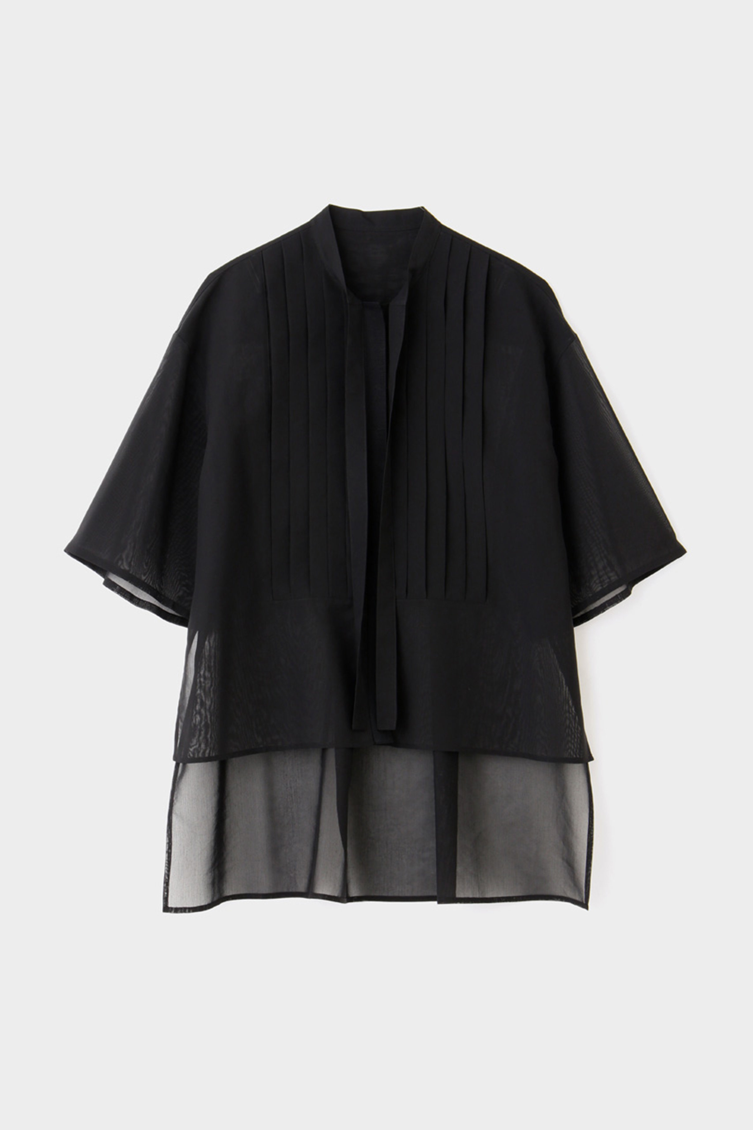 シアーボイルピンタックブラウス