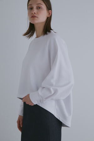 ル フィル/LE PHILのコンパクト裏毛ショートプルオーバー(110100/110105)