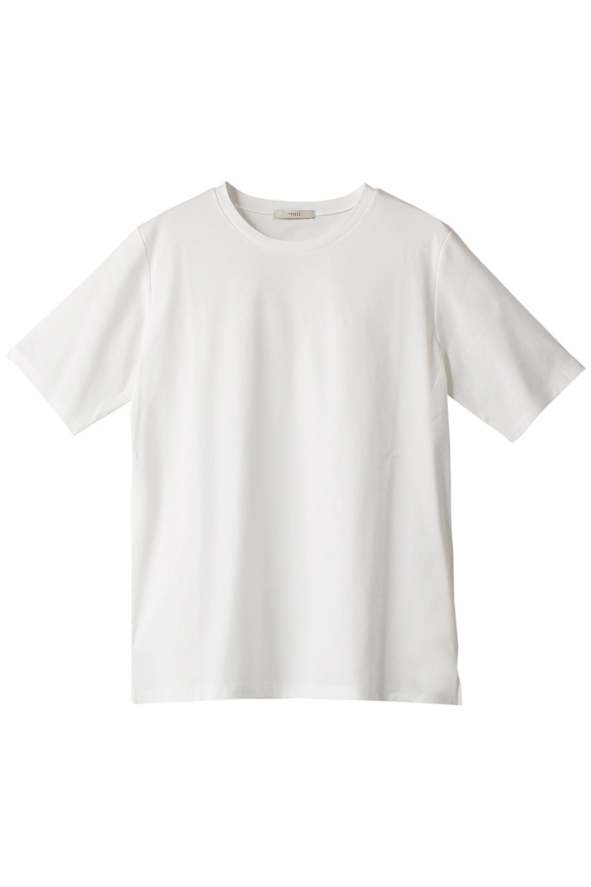 LE PHIL パーフェクトTシャツ (ホワイト, F) ル フィル ELLE SHOP