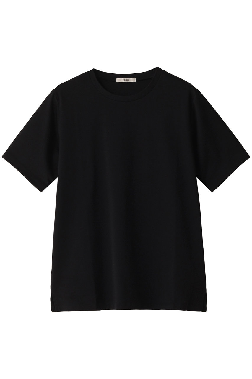 LE PHIL パーフェクトTシャツ (ブラック, F) ル フィル ELLE SHOP