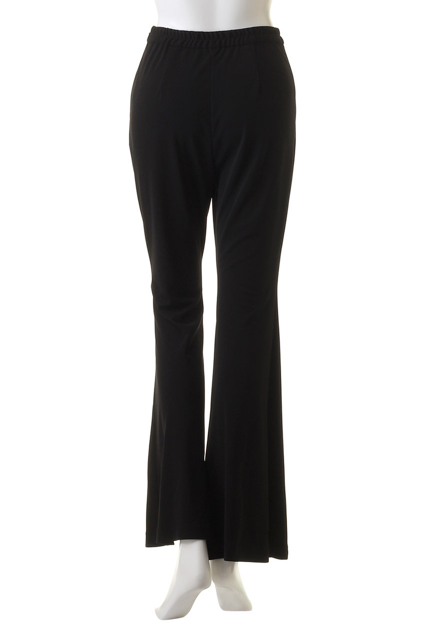 LE PHIL(ル フィル)｜クールタッチスムースフレアパンツ/ブラック の