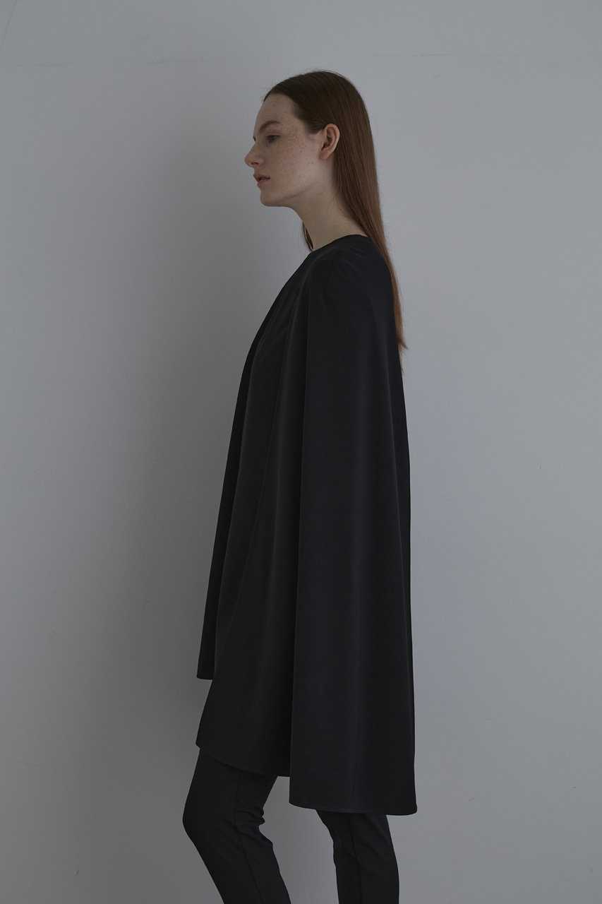 LE PHIL(ル フィル)｜ケープドレス/ブラック の通販｜ELLESHOP・(エル・ショップ)