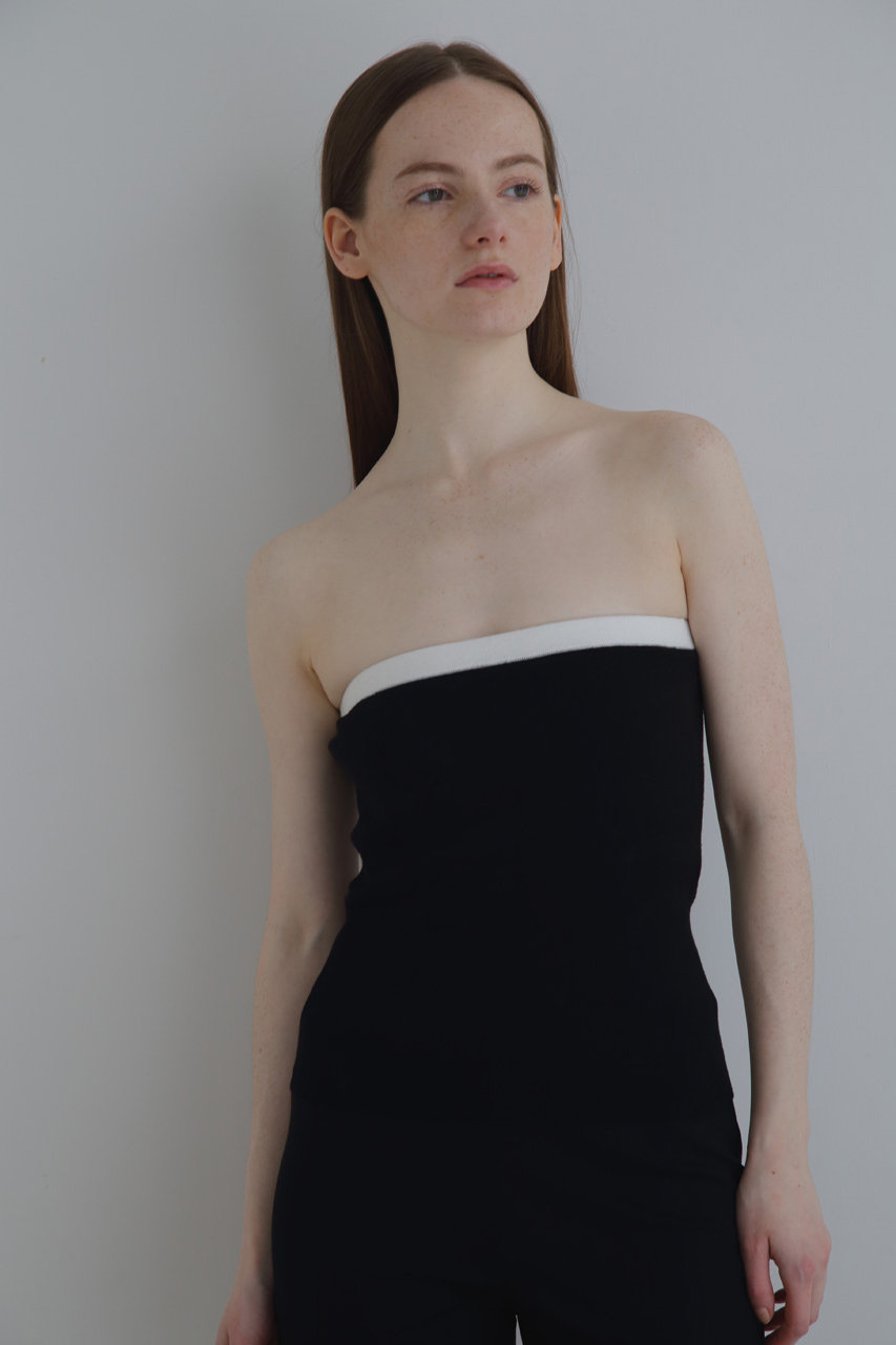 LE PHIL(ル フィル)｜ニットビスチェ/ブラック の通販｜ELLESHOP