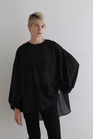 ル フィル/LE PHILのドライウールギャザーブラウス(110400/110403)