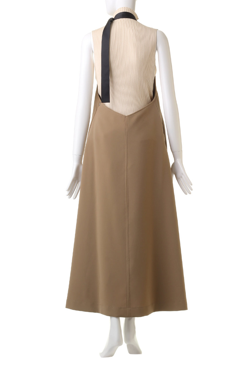 ゆ*ー様 LE PHIL ベージュ ロングワンピース ルージュ ヴィフ ラクレ Rouge vif la cle MIX調ニットロング