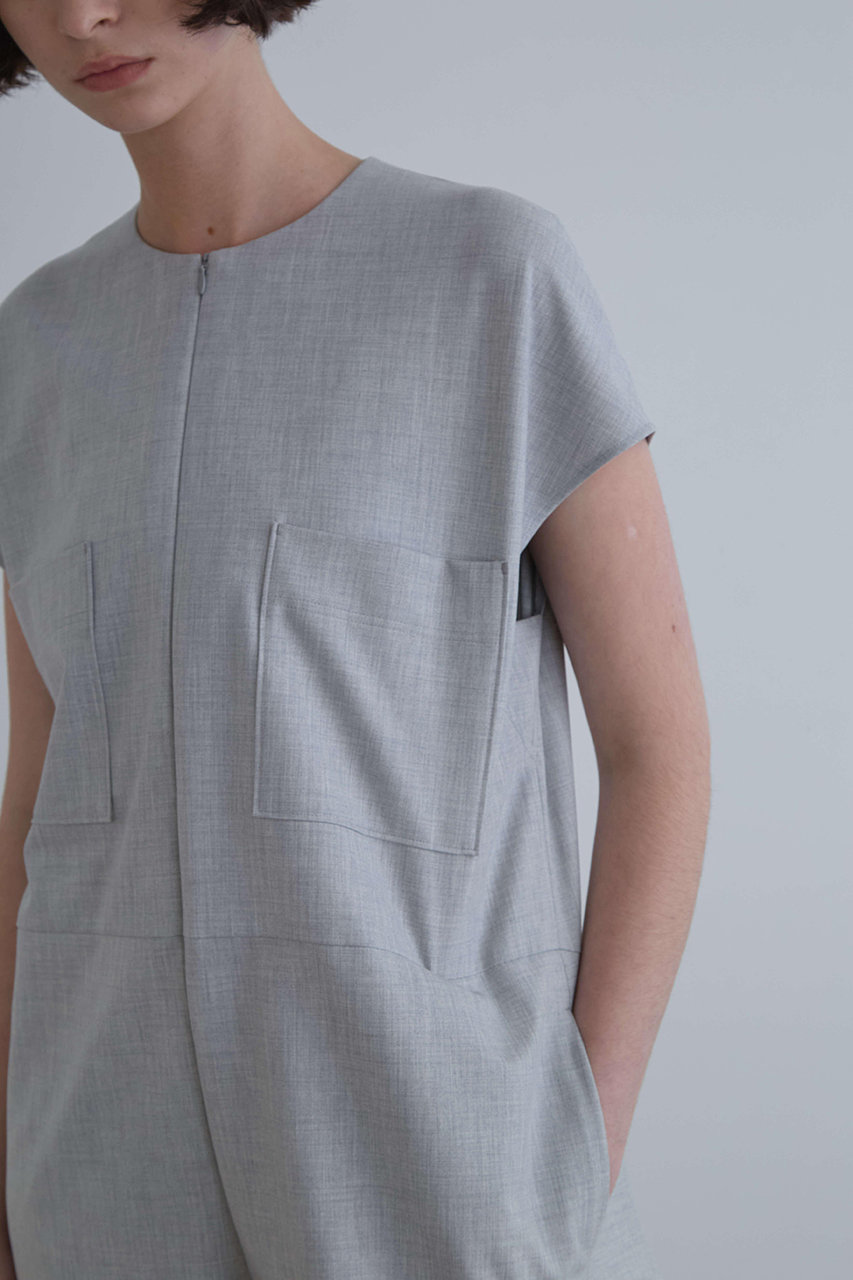 LE PHIL(ル フィル)｜2WAYレーヨンストレッチコンビネゾン/グレー の